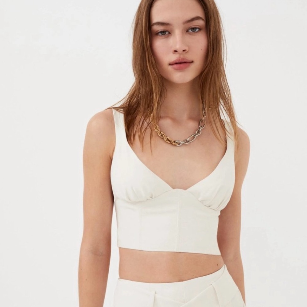 For Love & Lemons Natasha Crop Top